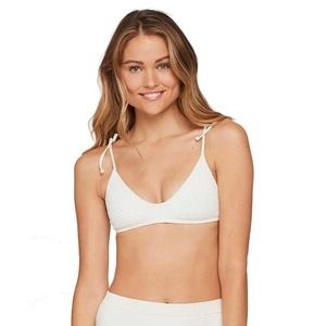 L*Space Crossroads Textured Daisy Bikini Top